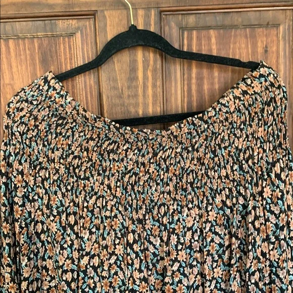 NATURAL LIFE Black and rust skirt converts to sun dress xl - Picture 2 of 5
